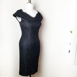 1950s Vintage Lace Dress and Jacket Set